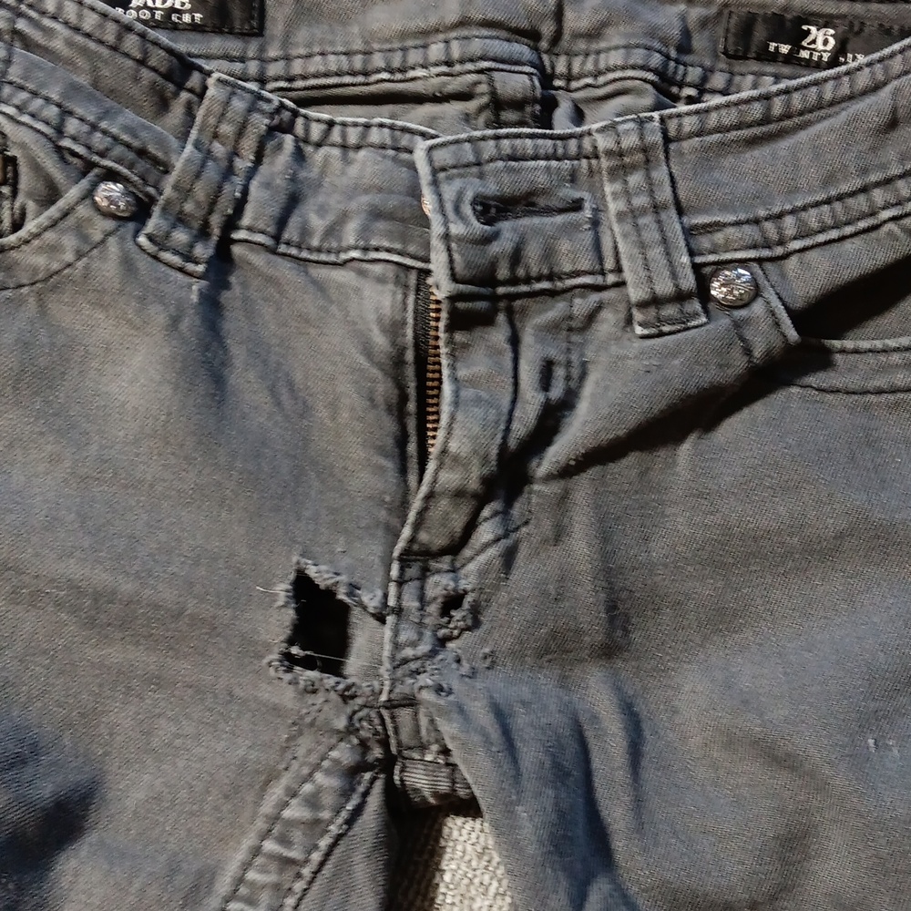Affliction "Jade" Boot Cut Jeans. - Picture 7 of 11